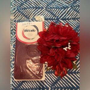 Girls' Opaque Tights - corsage NWT 14/16